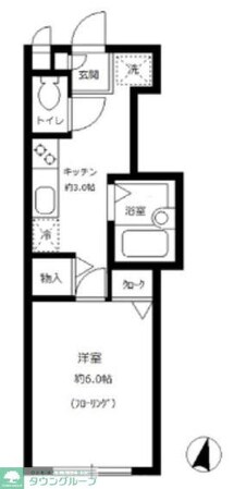 クレール東池袋の物件間取画像